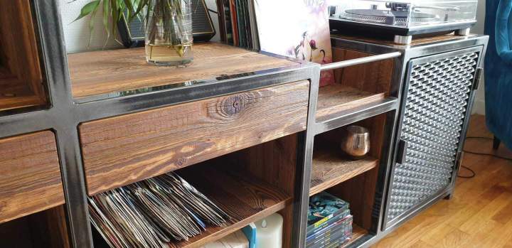 Artisan créateur de meubles bois métal Plabennec