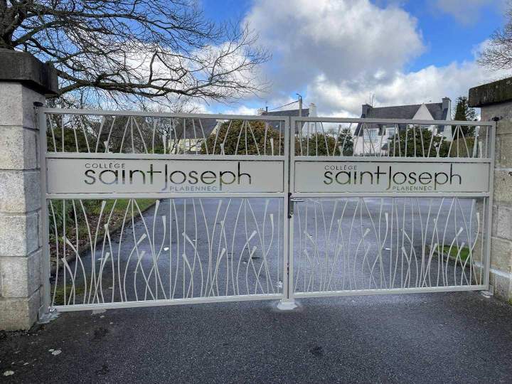 Portail aluminium Plabennec