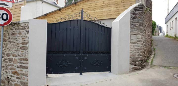 Portail en fer forgé Plabennec