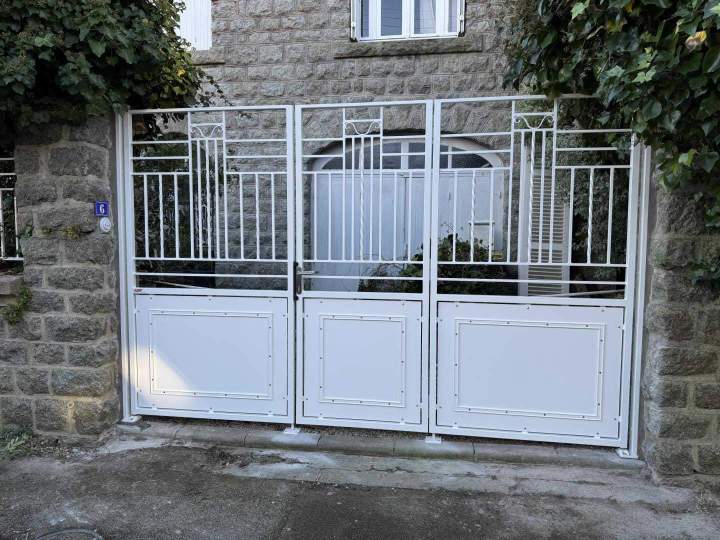 Portail en fer forgé Plabennec