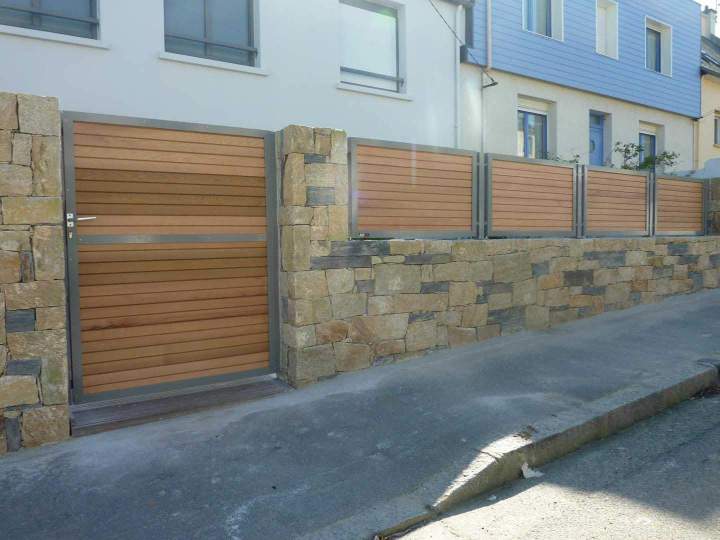 Clôture et portail modernes Plabennec