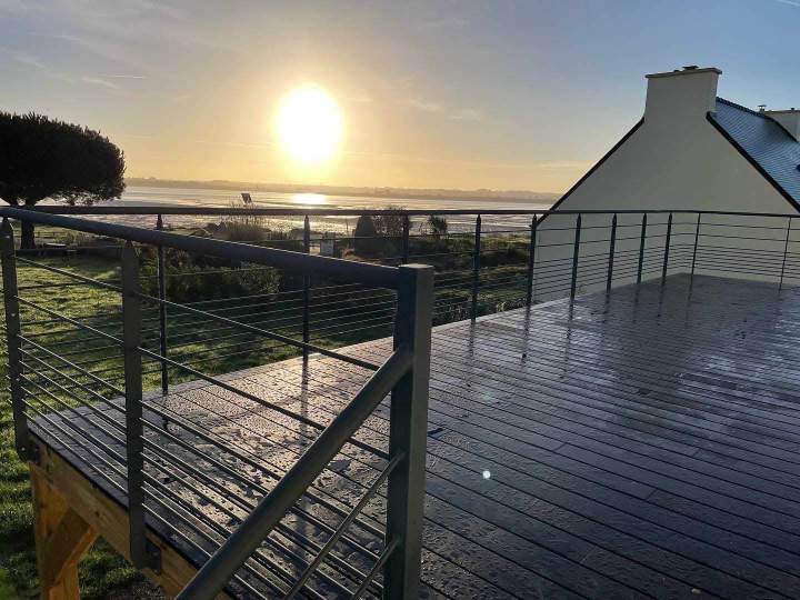 Conception de garde corps en acier Plabennec