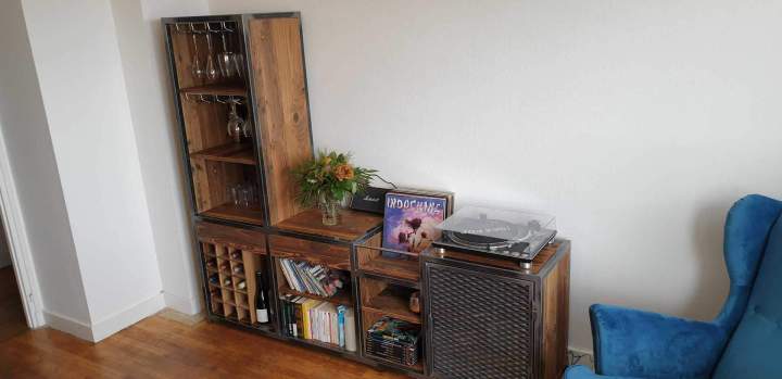 Conception de meubles bois et métal Plabennec