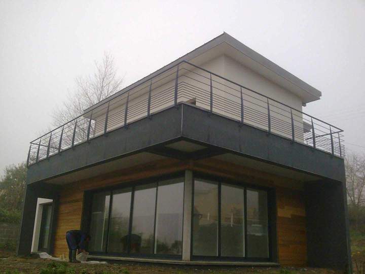 Garde corps sur mesure pour escalier Plabennec