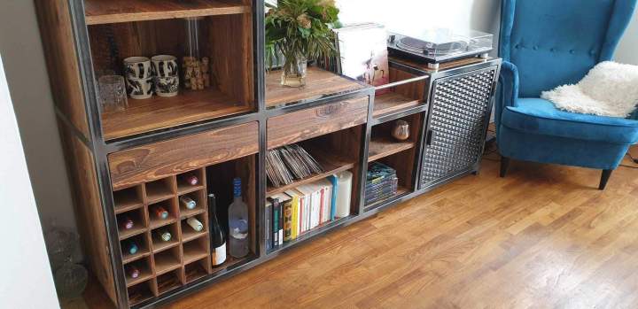 Meubles artisanaux bois et métal Plabennec