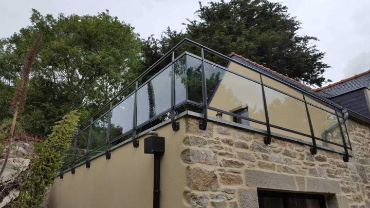 Réalisation de garde corps extérieurs Plabennec