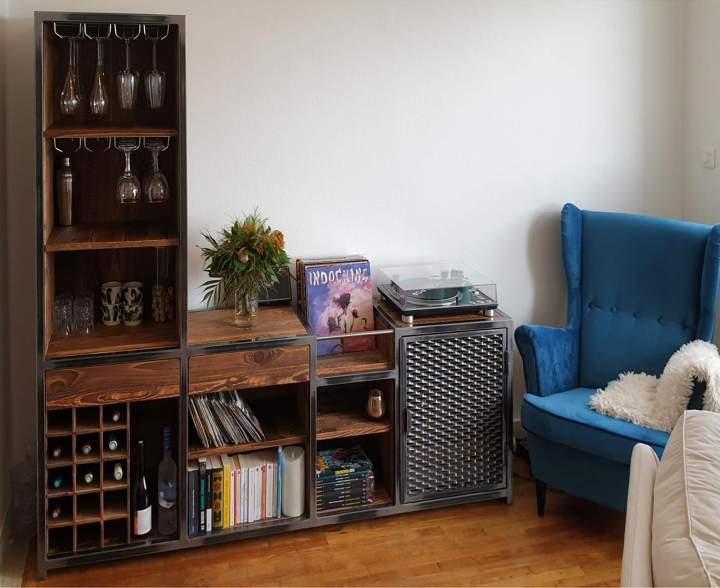 Création de mobilier en bois et métal Plabennec