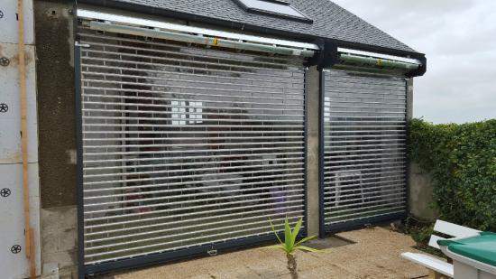 Fabrication de rideau métallique, Brest